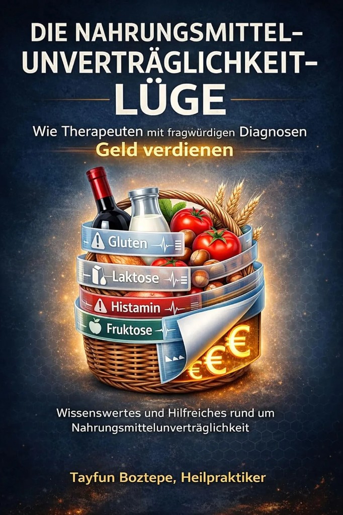 Buchcover: Die Nahrungsmittelunverträglichkeit-Lüge